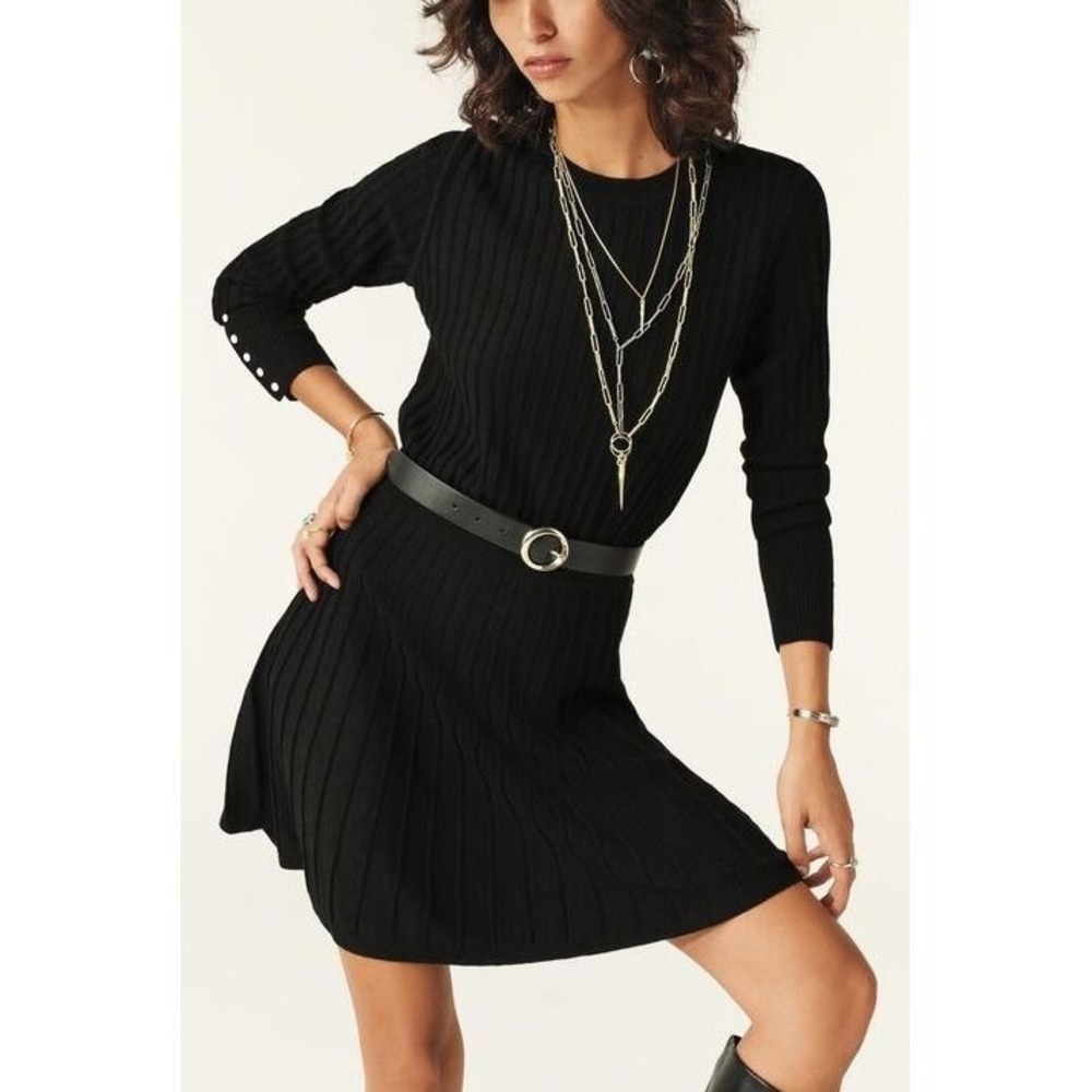 Ba&sh NWT Black Jupe‎ Jolenta Skirt Size 1
